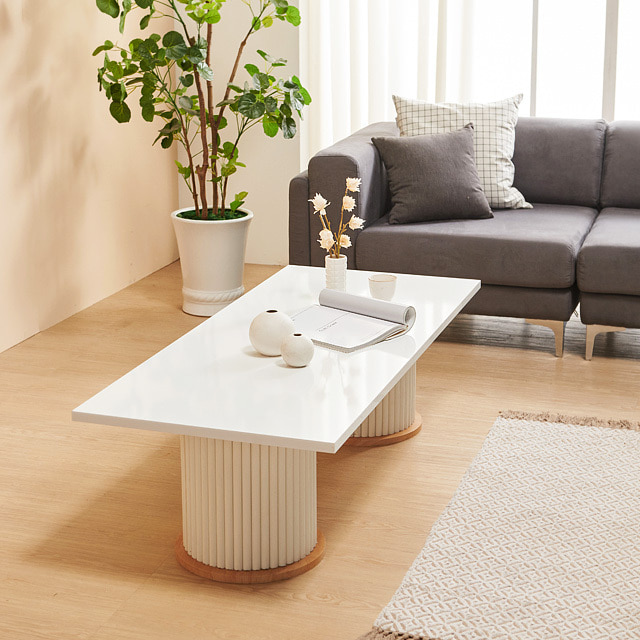 [도매상품] 로마 원형 1800 로우 거실테이블 소파 좌식 낮은 탁자 식탁 3D64-618