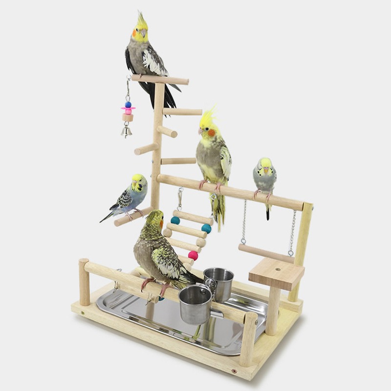 [도매상품] 앵무새 놀이터 장난감 그네 사다리 새장 용품 횟대 나무 NRB005